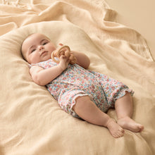 Load image into Gallery viewer, Summer Bloom Organic Ruffle Zipsuit
