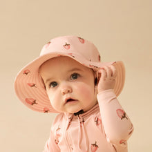 Load image into Gallery viewer, Strawberry Kisses Swim Sun Hat
