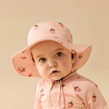 Load image into Gallery viewer, Strawberry Kisses Swim Sun Hat
