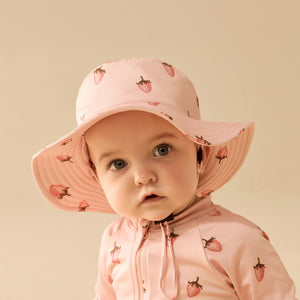 Strawberry Kisses Swim Sun Hat