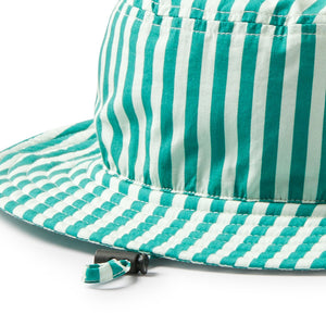 Green Bean Stripe Sun Hat