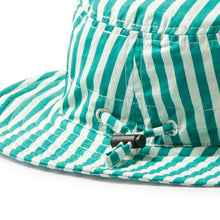 Load image into Gallery viewer, Green Bean Stripe Sun Hat
