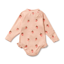 Load image into Gallery viewer, Strawberry Kisses Long Sleeved Swimsuit
