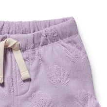 Load image into Gallery viewer, Lavender Shells Organic Terry Tie Short
