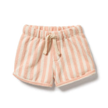 Load image into Gallery viewer, Strawberry Wave Organic Terry Tie Short
