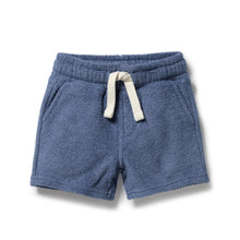 Load image into Gallery viewer, Deep Blue Organic Terry Short
