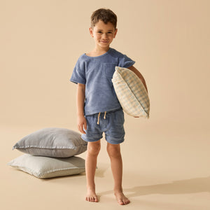 Deep Blue Organic Terry Short