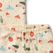 Load image into Gallery viewer, Deck the Halls Organic Rib Short Sleeved Pyjamas
