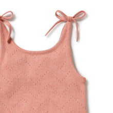 Load image into Gallery viewer, Petal Pink Organic Knitted Pointelle Set
