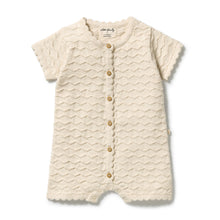 Load image into Gallery viewer, Milk Cloud Organic Knitted Chevron Growsuit
