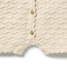 Load image into Gallery viewer, Milk Cloud Organic Knitted Chevron Growsuit
