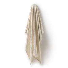 Load image into Gallery viewer, Milk Cloud Organic Knitted Chevron Blanket
