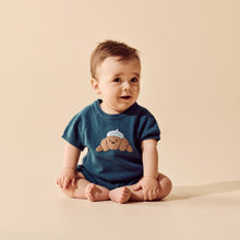 Load image into Gallery viewer, Little Croissant Organic Knitted Growsuit

