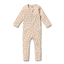 Load image into Gallery viewer, Little Lady Bugs Organic Zipsuit with Feet
