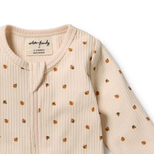 Load image into Gallery viewer, Little Lady Bugs Organic Zipsuit with Feet
