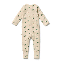 Load image into Gallery viewer, Tiny Palm Organic Zipsuit with Feet
