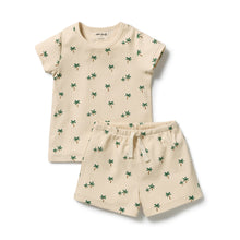 Load image into Gallery viewer, Tiny Palm Organic Short Sleeved Pyjamas
