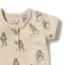 Load image into Gallery viewer, Skater Club Organic Henley Bodysuit

