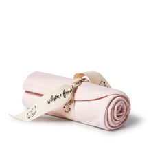 Load image into Gallery viewer, Organic Stripe Rib Bunny Rug Cantaloupe

