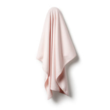 Load image into Gallery viewer, Organic Stripe Rib Bunny Rug Cantaloupe
