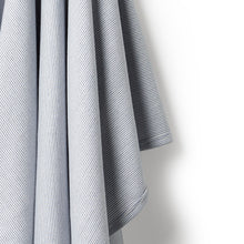 Load image into Gallery viewer, Organic Stripe Rib Bunny Rug Rain Drop
