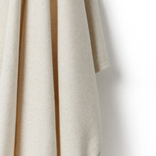 Load image into Gallery viewer, Organic Stripe Rib Bunny Rug Oatmeal
