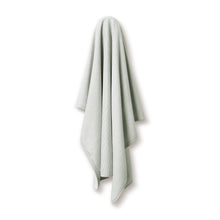 Load image into Gallery viewer, Organic Stripe Rib Bunny Rug Fern
