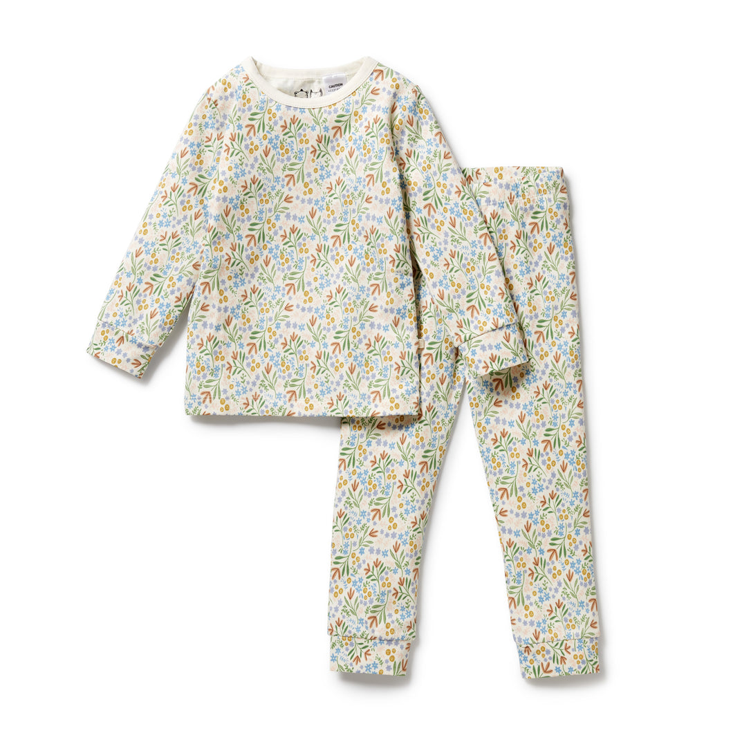 Tinker Floral Organic Long Sleeved Pyjamas