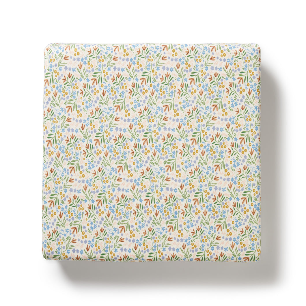 Tinker Floral Organic Cot Sheet