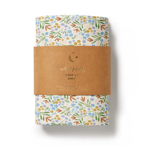 Tinker Floral Organic Cot Sheet