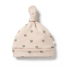 Load image into Gallery viewer, Emily Floral Organic Waffle Knot Hat
