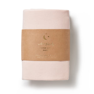 Pink Organic Cot Sheet