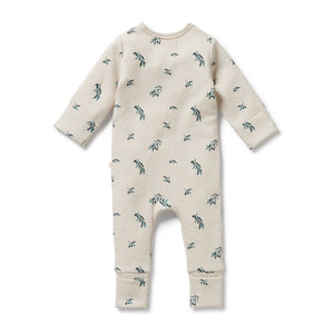 Little Olive Organic Waffle Zipsuit