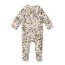 Load image into Gallery viewer, Tiny Bloom Organic Zipsuit with Feet
