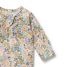 Load image into Gallery viewer, Tiny Bloom Organic Zipsuit with Feet

