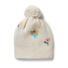 Load image into Gallery viewer, Flower Pop Organic Knitted Jacquard Hat
