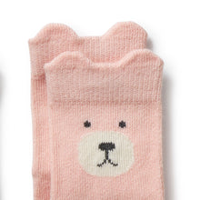 Load image into Gallery viewer, Girls Organic 4 Pack Baby Socks
