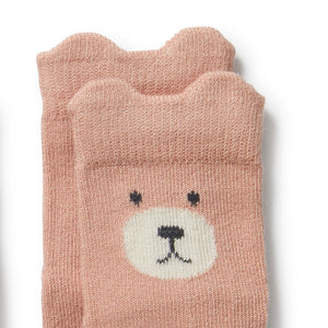 Girls Organic 4 Pack Baby Socks