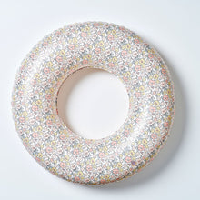 Load image into Gallery viewer, Mini Tube Pool Ring Into the Garden Ditsy Floral
