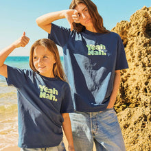 Load image into Gallery viewer, Yeah Nah Kids Slang Tee in Navy
