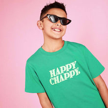 Load image into Gallery viewer, Happy Chappy Kids Slang Tee in Green
