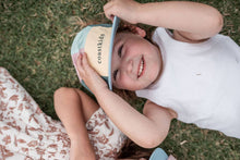 Load image into Gallery viewer, Little austi kids hat - made from regenerated nylon: Purple front
