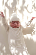 Load image into Gallery viewer, Bamboo Newborn Gown - Ivory: Newborn (0000)

