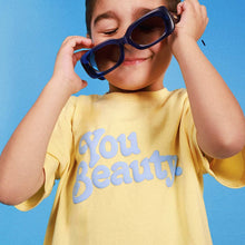 Load image into Gallery viewer, You Beauty Kids Slang Tee in Lemon
