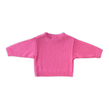Load image into Gallery viewer, Merino Blend Knit Pull Over - Raspberry
