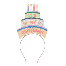 Load image into Gallery viewer, B&#39;day cake headdress MULTI

