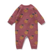 Load image into Gallery viewer, Clementine Organic Knitted Jacquard Growsuit
