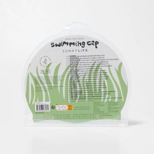 Load image into Gallery viewer, Kids Swimming Cap Cookie The Croc Light Khaki
