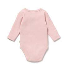 Load image into Gallery viewer, Strawberry Cream Organic Rib Long Sleeved Bodysuit
