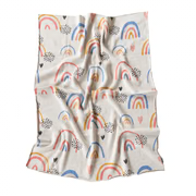 Load image into Gallery viewer, Rosy Rainbow Blanket
